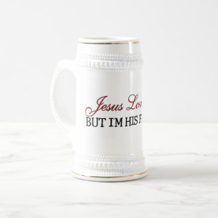 Jezus houdt van je favoriet bierpul