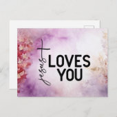 Jezus houdt van je kaarten (Voorkant / Achterkant)