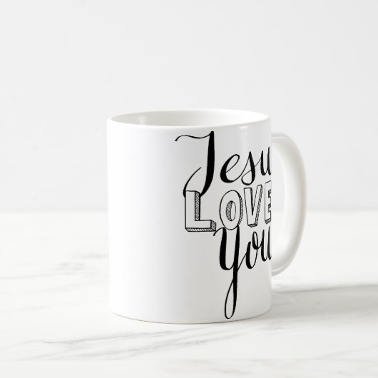 Jezus houdt van je mok (Voorkant rechts)