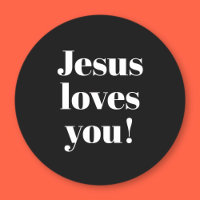 Jezus houdt van je! | Retromoderne typestijl