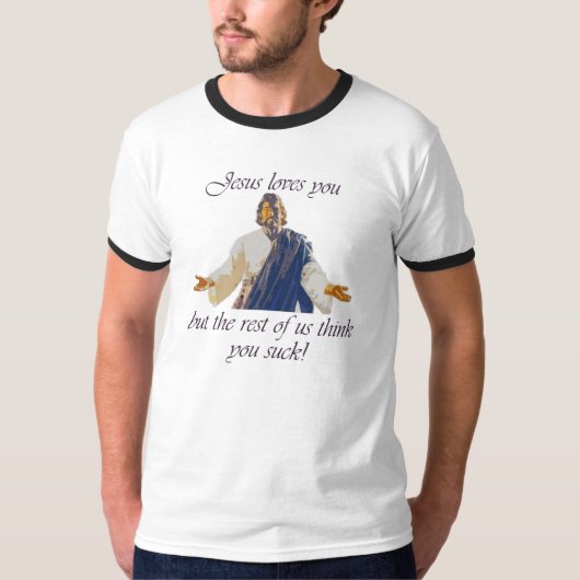 Jezus houdt van je t-shirt (Voorkant)