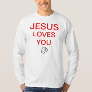 Jezus houdt van je t-shirt