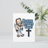 Jezus houdt van jou briefkaart (Staand voorkant)