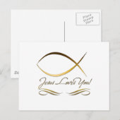 Jezus houdt van jou briefkaart (Voorkant / Achterkant)