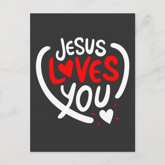 Jezus houdt van jou briefkaart (Voorkant)