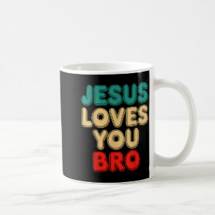 Jezus Houdt Van Jou Bro Christelijk Geloof Religie Koffiemok