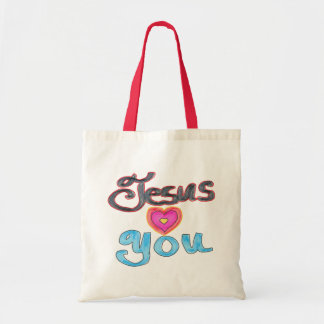 Jezus Houdt van Jou Christelijke Quote Tote Bag