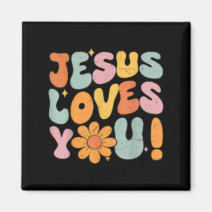 Jezus Houdt Van Jou Christelijke Tiener Meisje God Magneet