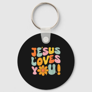 Jezus Houdt Van Jou Christelijke Tiener Meisje God Sleutelhanger