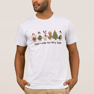 Jezus houdt van jou, domme gans, domme gans t-shirt