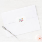 Jezus houdt van jou hart sticker (Envelop)