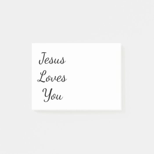 Jezus houdt van jou post-it® notes (Voorkant)