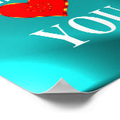 Jezus houdt van jou poster (Hoek)