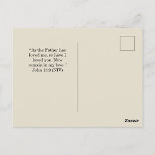 Jezus Houdt Van Jou Rustieke Christelijke Aanmoedi Briefkaart