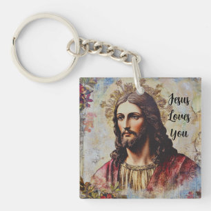 Jezus houdt van jou sleutelhanger