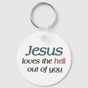 Jezus houdt van jou sleutelhanger