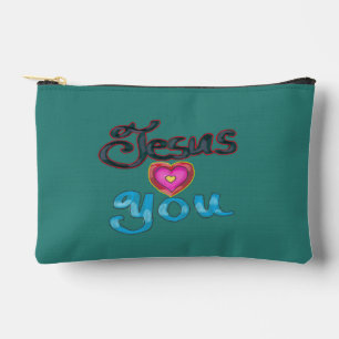 ‘Jezus Houdt van Jou’ Turquoise Etui