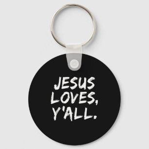 Jezus Houdt Van Jullie Christelijke Gelovige Geloo Sleutelhanger