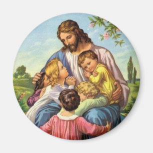 Jezus houdt van kinderen Magnet Magneet