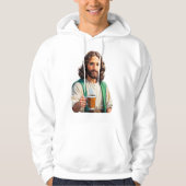 Jezus houdt van koffie hoodie (Voorkant)