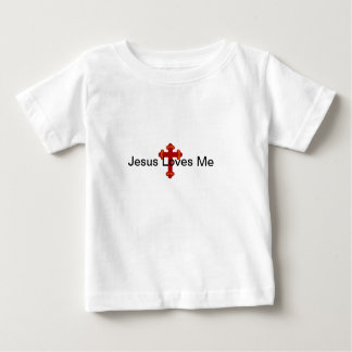 Jezus houdt van me Baby T Shirt