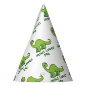 Jezus houdt van me Dinosaur Feesthoedjes (Links)