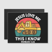 Jezus houdt van me Dit Ik ken graafmachine Christe (Voorkant / Achterkant)