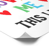 Jezus houdt van me dit ik ken Kinder Christelijk P Poster (Hoek)