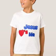 Jezus houdt van me Kinderen T-Shirt
