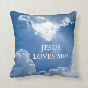 Jezus houdt van me Pillow Kussen