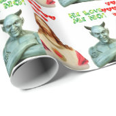 Jezus houdt van me... satan houdt van me. cadeaupapier (Rol Hoek)