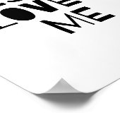 Jezus houdt van mij, Bijbelversie, Schrift Poster (Hoek)