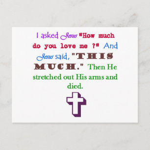 Jezus houdt van mij briefkaart