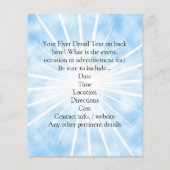 Jezus houdt van mij, pastel Waterverf Flyer (Achterkant)