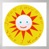 Jezus houdt van mij poster (Voorkant)