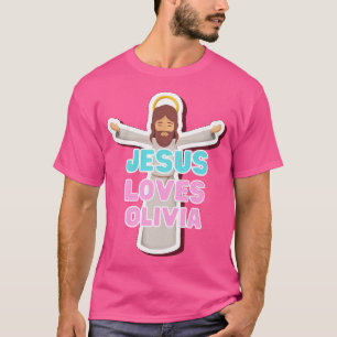 Jezus houdt van Olivia T-shirt
