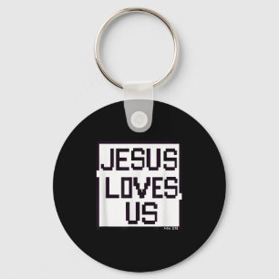 Jezus houdt van ons Christelijk geloof Jezus Beli Sleutelhanger