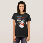 Jezus houdt van veel Christelijke kerst. T-shirt (Voorkant volledig)