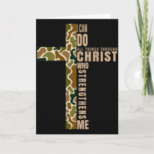 Jezus Ik Kan Alle Dingen Doen Door Christus Die St Kaart