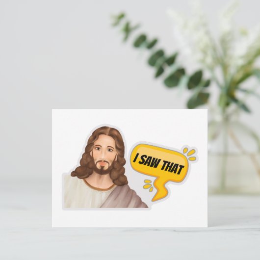 Jezus, ik zag dat briefkaart (Staand voorkant)