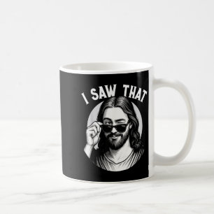 Jezus, ik zag dat, Grappige Jezus Meme Quote, Chri Koffiemok
