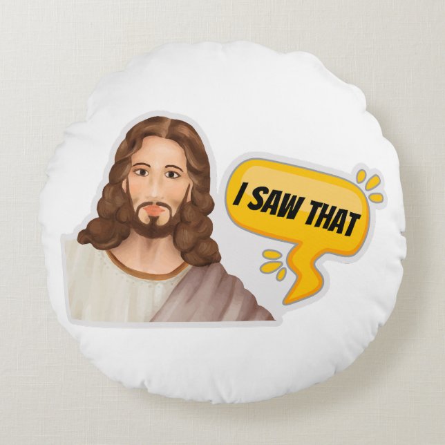 Jezus, ik zag dat rond kussen (Voorkant)