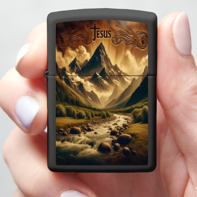 Jezus in de bergvallei (In Hand)