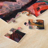 Jezus in de hemel-houten doos legpuzzel (Zijkant)