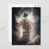 Jezus in de Kosmos AI Generated Art Briefkaart (Voorkant / Achterkant)