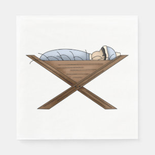 Jezus in de Manger Paper Napkins Servet