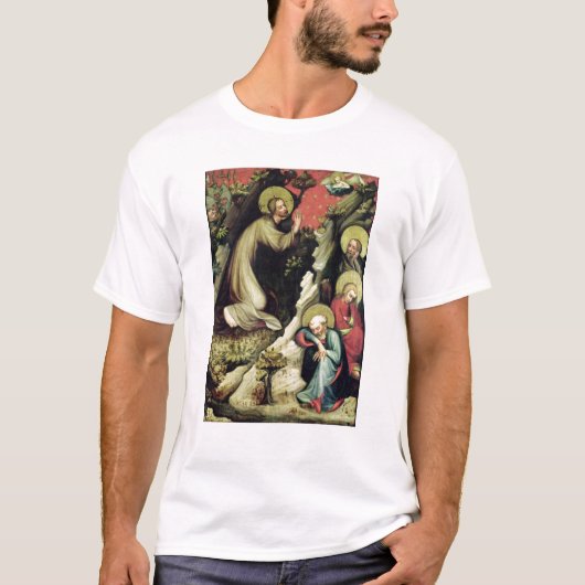 Jezus in de tuin van Gethsemane T-shirt (Voorkant)