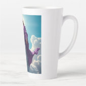 Jezus in de wolken latte mok (Rechts)