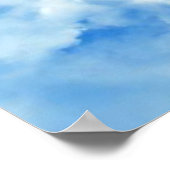 Jezus in de wolken poster (Hoek)