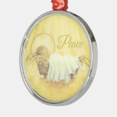 Jezus in het keramische Ornament Manger (Links)